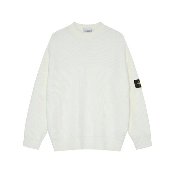 Stone Island White Sweater - Picture 1 of 2